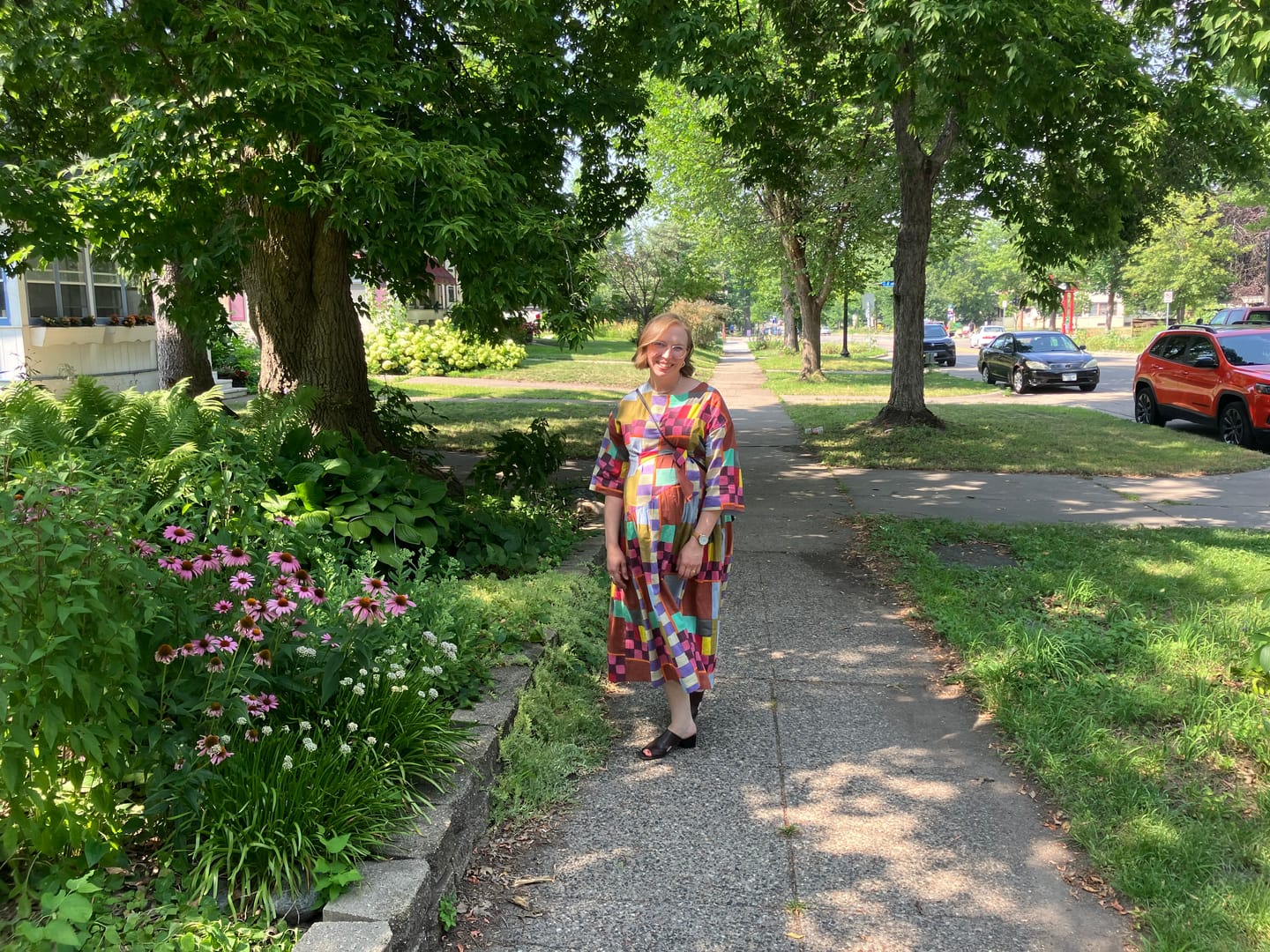 Customer photo review of NOA DRESS | KENNY PRINT