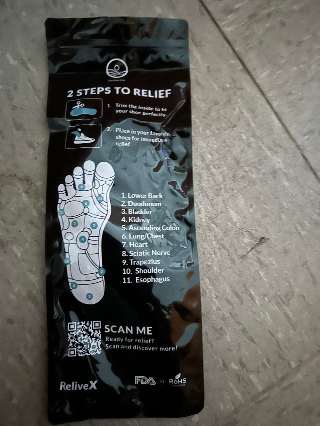 Customer photo review of ReliveX™ Magnetische Inlegzolen | Verlies Gewicht bij ELKE STAP