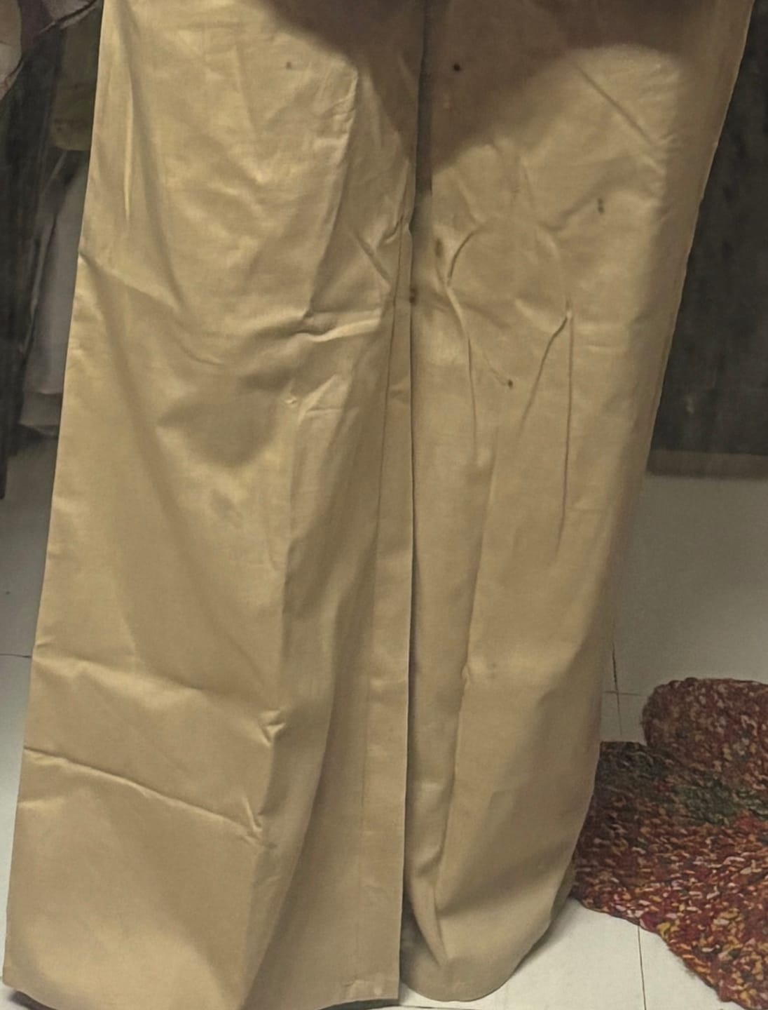Customer photo review of Women Fawn Airy Linen Wide Leg Pant