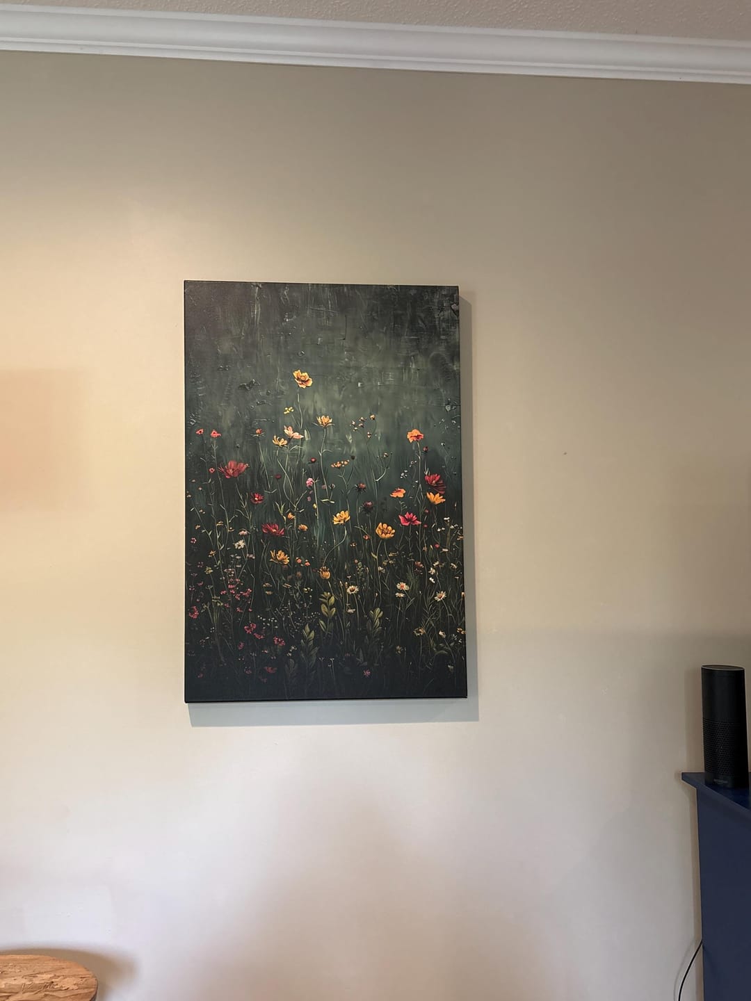 Customer photo review of Wildflower Meadow Canvas Wall Art