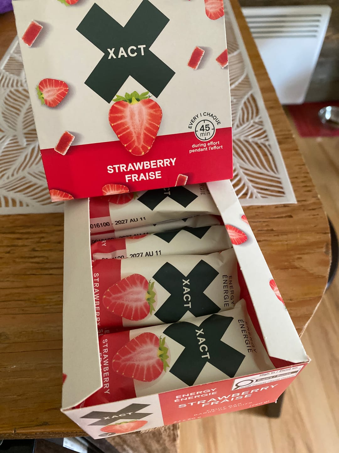 Customer photo review of XACT Energy Bars