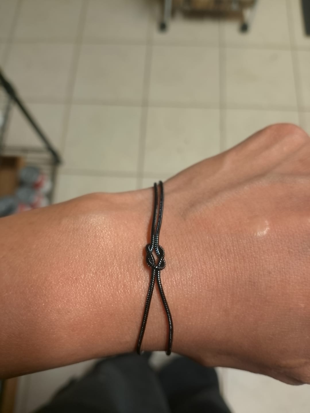 Customer photo review of Forever Knot Bracelet