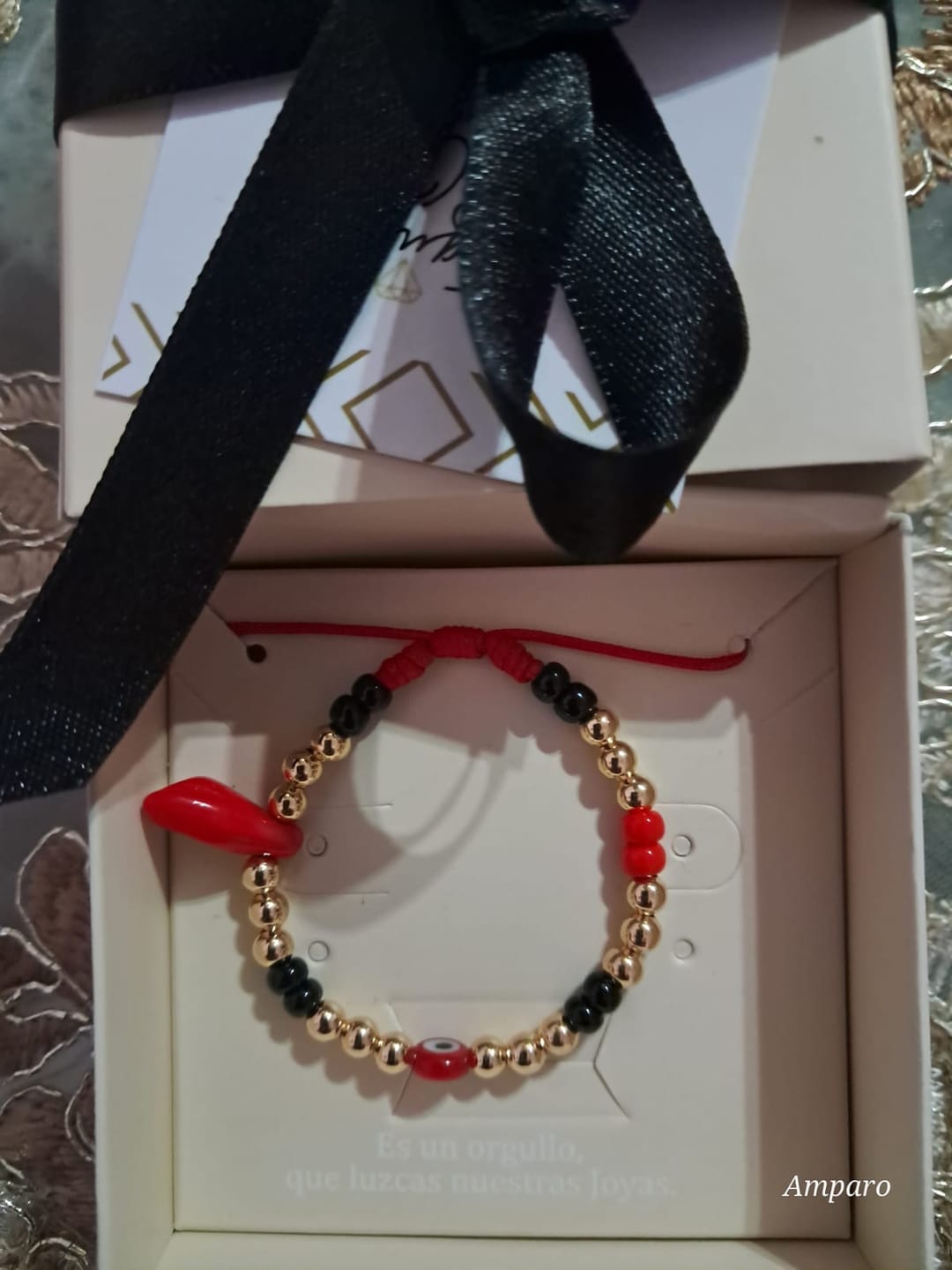 Customer photo review of Pulsera protector bebé