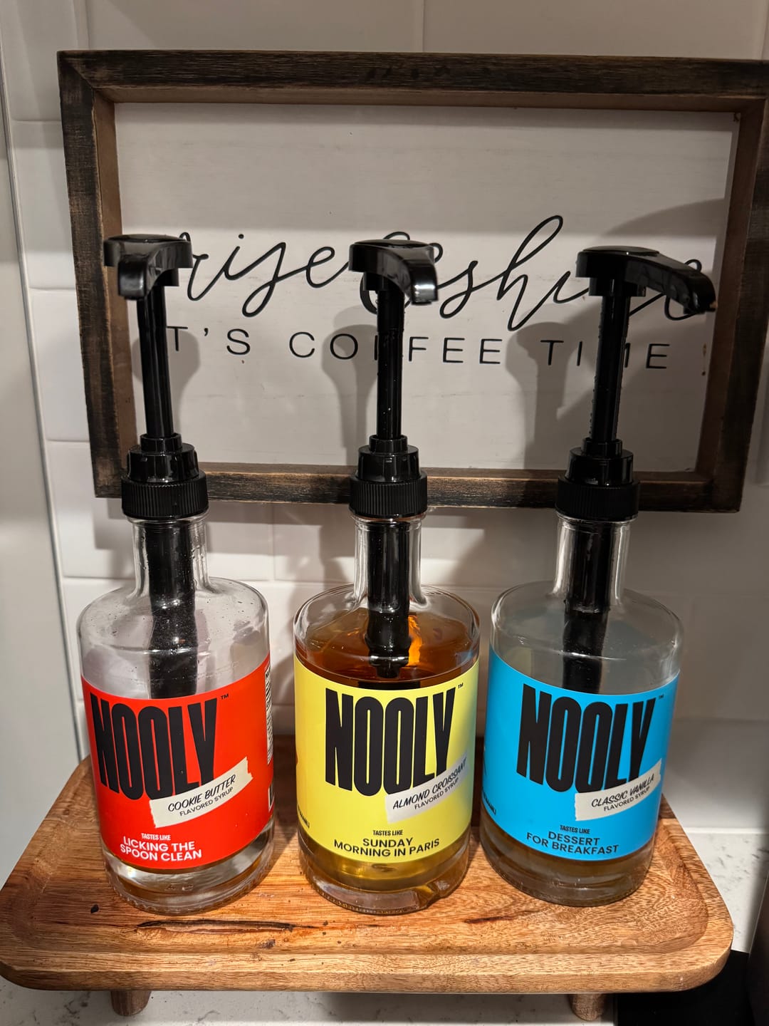 Customer photo review of Almond Croissant Syrup