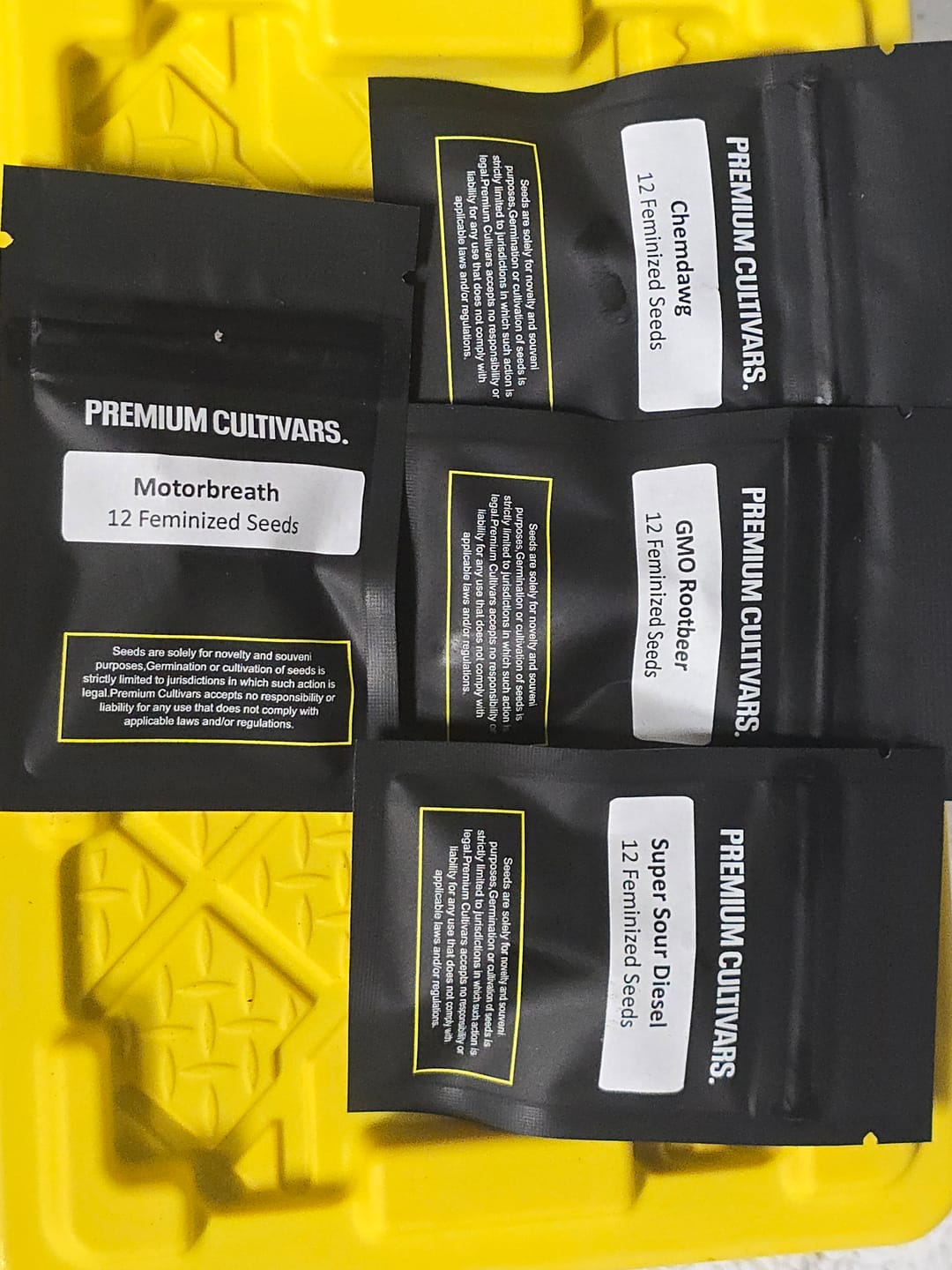 Customer photo review of Gas Station Seed Bundle - 4 Strains - 48 Feminized Seeds