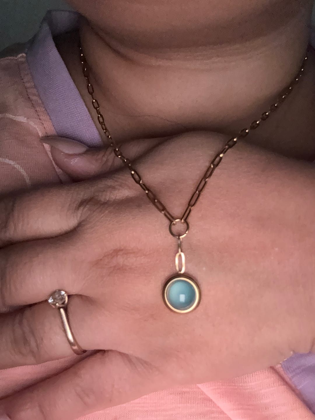 Customer photo review of EQUESTRIAN NECKLACE