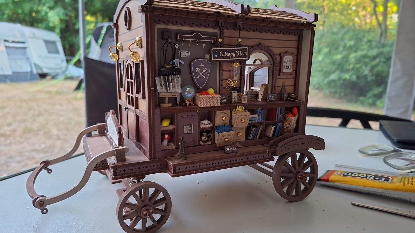 Customer photo review of Entropy's Flow DIY Miniature House Kit