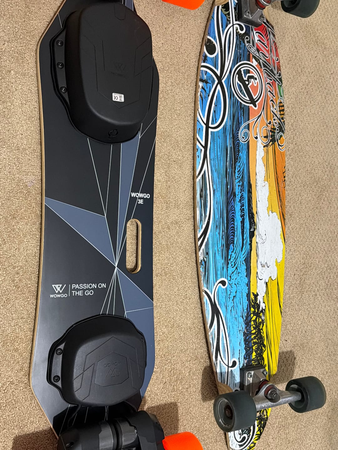 Customer photo review of WowGo 3E Electric Skateboard & Longboard