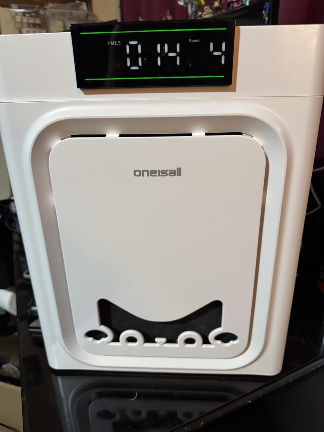 Customer photo review of Oneisall Luftreiniger für Haushalte mit Haustieren – beidseitiger Lufteinlass