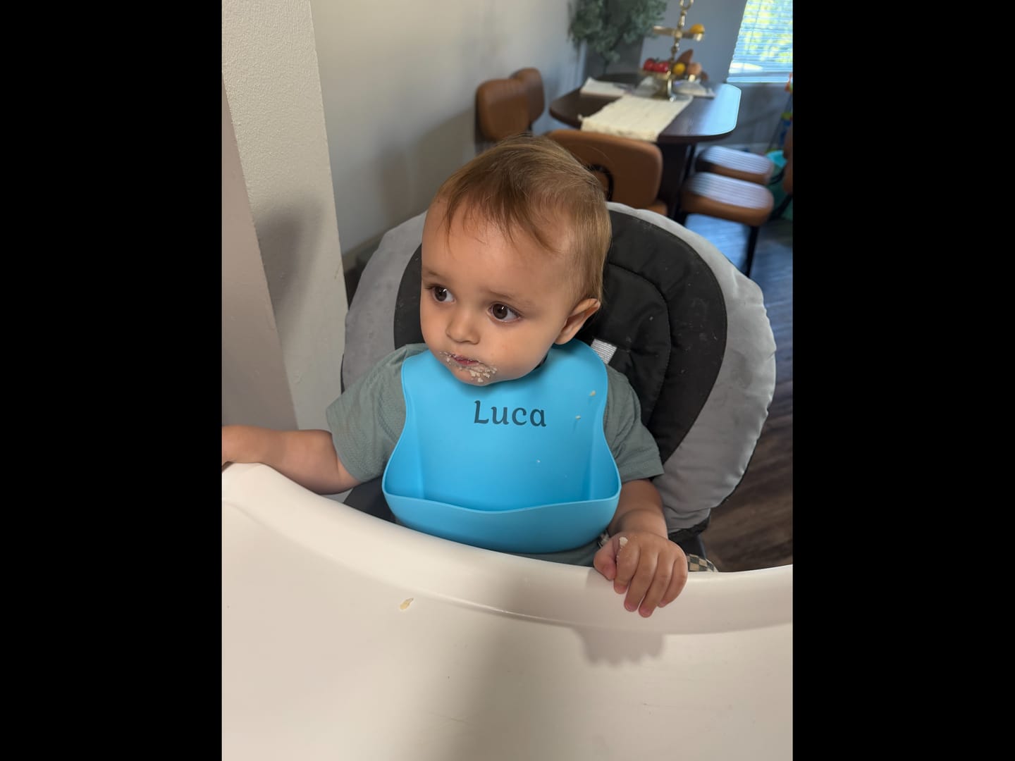 Customer photo review of Noah + Nori™ Personalized Baby Feeding Set