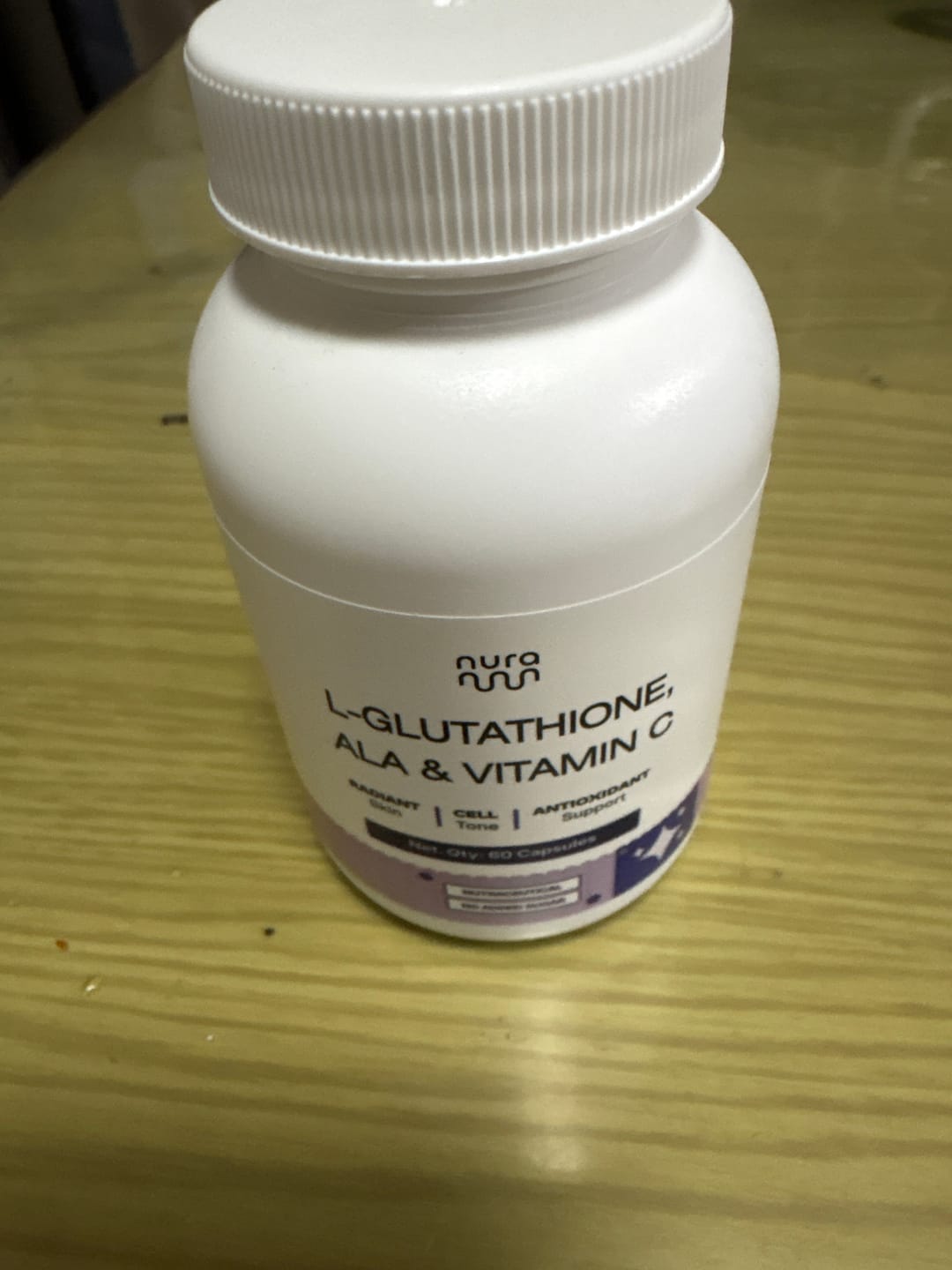 Customer photo review of L-グルタチオン & α-リポ酸 & ビタミンC サプリ