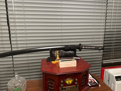 Customer photo review of katana black dragon