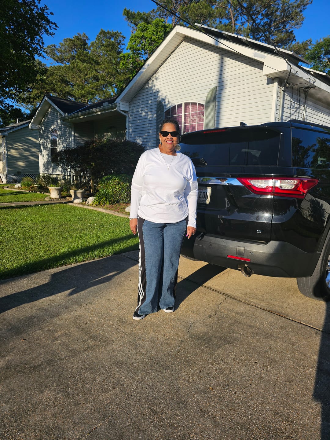 Customer photo review of Army Spice Gyrl Jeans