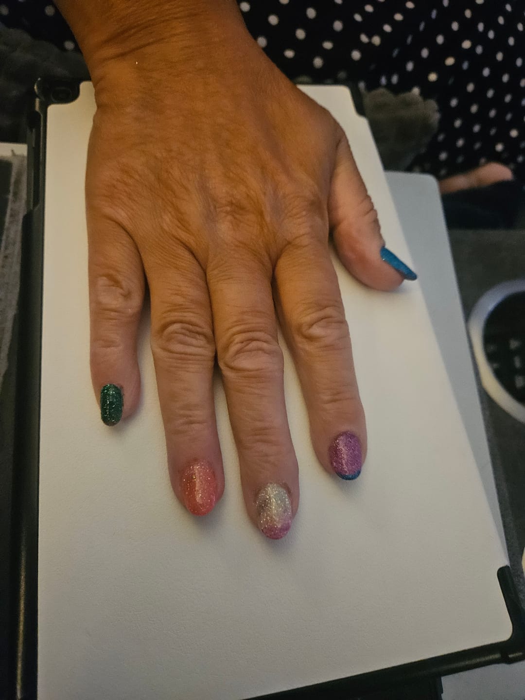 Customer photo review of Glowdip Allt-i-ett Manikyrset