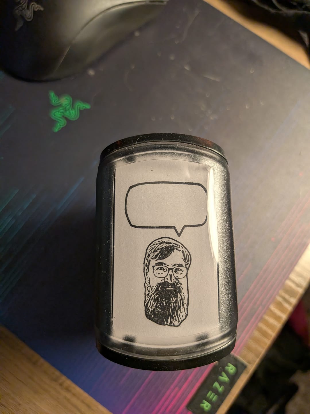 Customer photo review of Rubber Stamp ¦ Self Inking Stamp 1¼" x 2" ¦ US