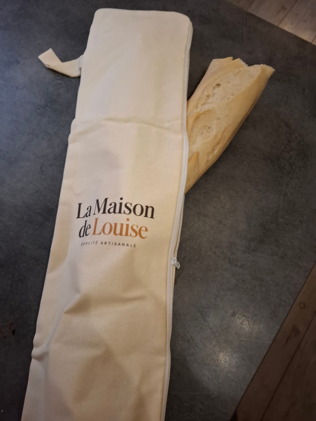 Customer photo review of Le Sac à Baguette · Coton & Cire d'Abeille · 70×10 cm