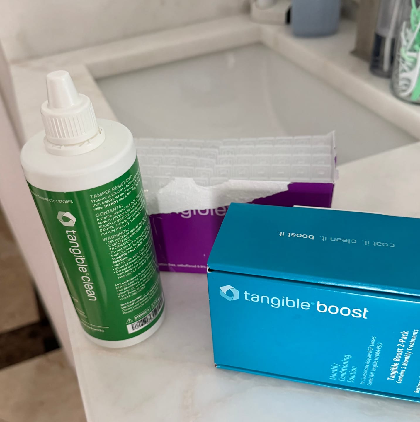 Customer photo review of Tangible Boost 2-Pack