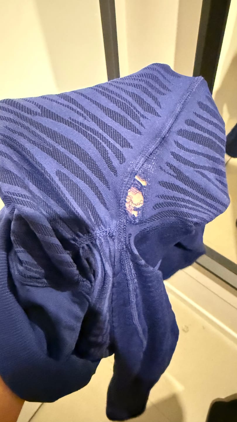 Customer photo review of Leggings Push Up Jungle Tigre 2.0 Blu Notte