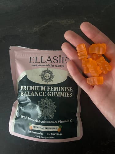 Customer photo review of Pineapple Probiotic Gummies for Women with Vitamin C