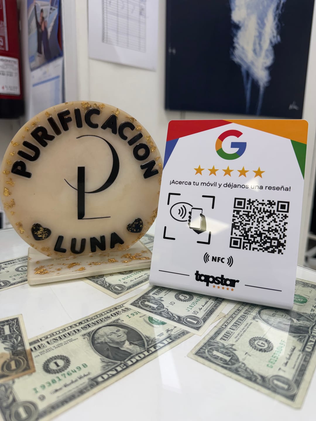 Customer photo review of Expositor Reseñas Google