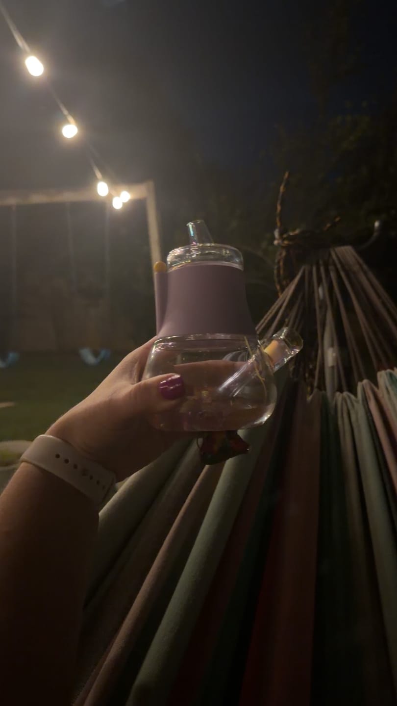 Customer photo review of The Iridescent Bubbler - Lavender