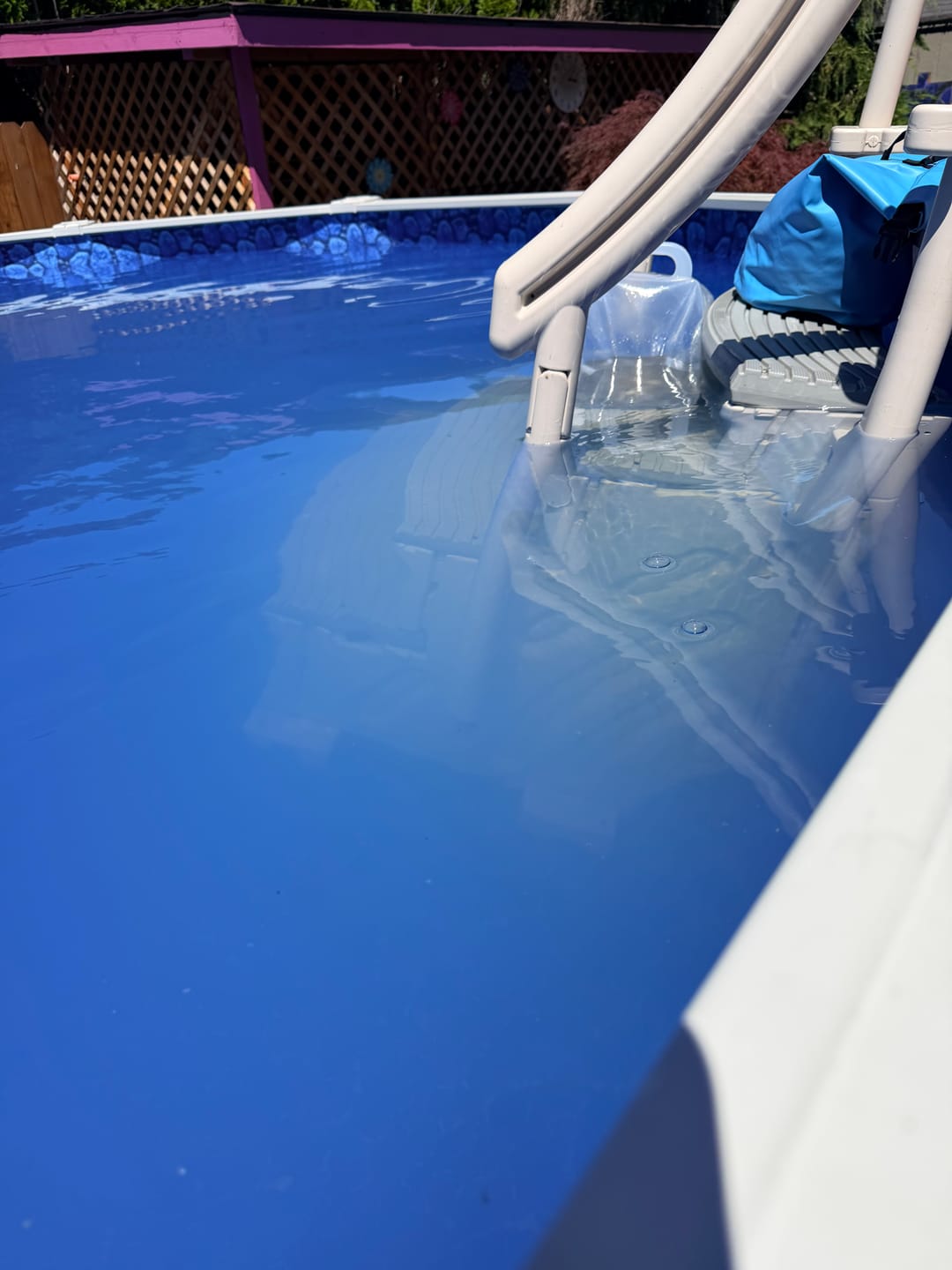 Customer photo review of GLB Aqua Silk Chlorine-Free Shock Oxidizer for Pools