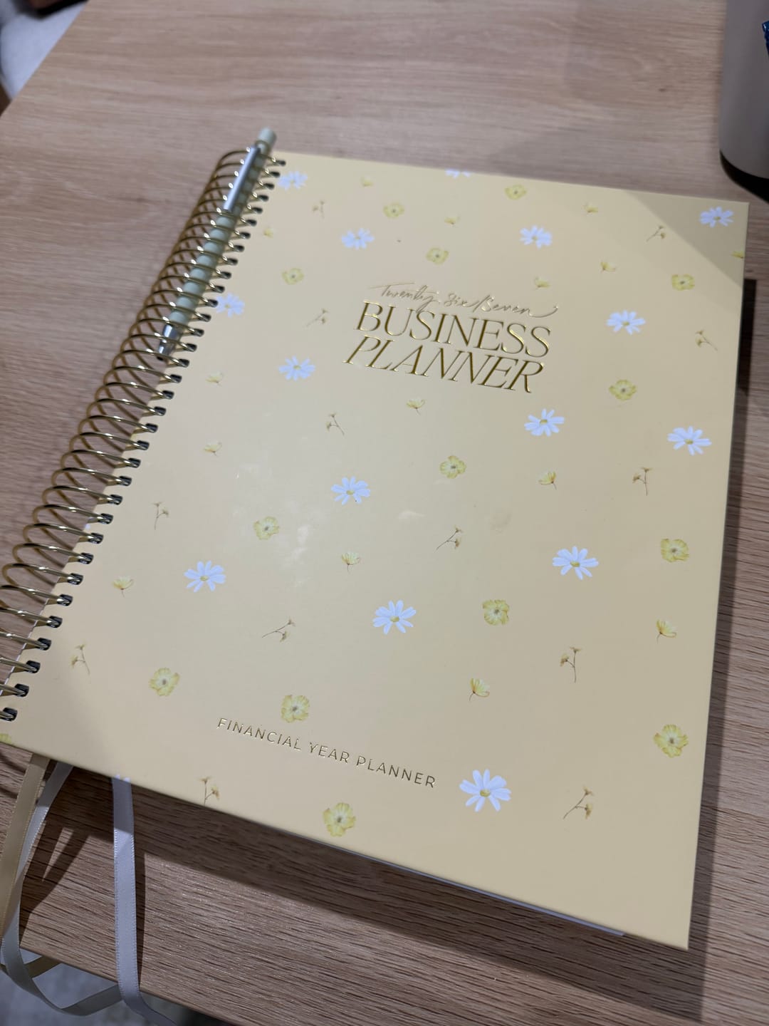 Customer photo review of 2026/27 Financial Year Business Planner - Daisy Yellow