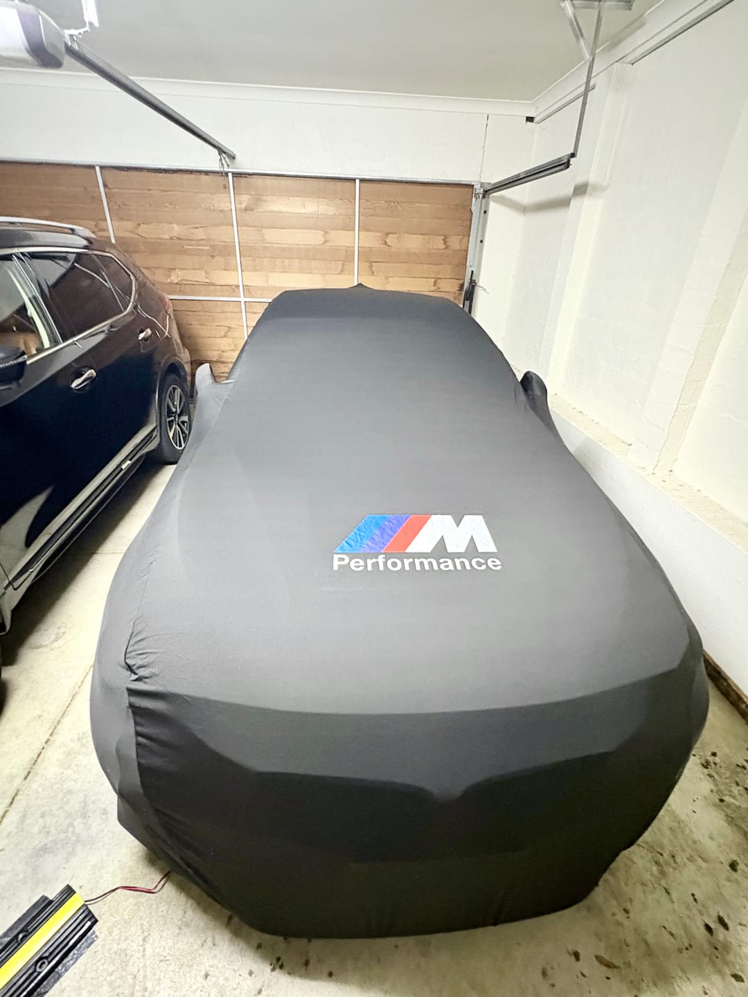 Customer photo review of CUSTOM INDOOR CAR COVER FOR BMW