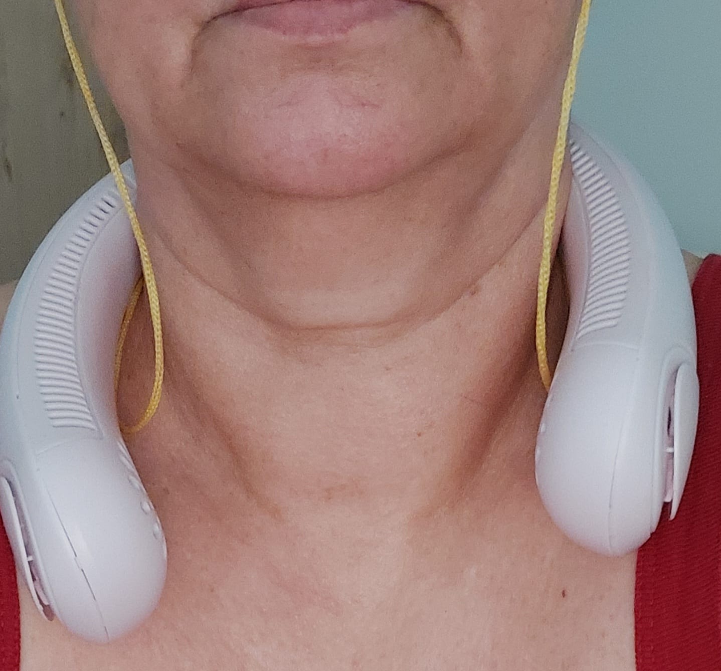 Customer photo review of Neck Fan Pro- Prenosni ventilator za vrat 1+1 GRATIS