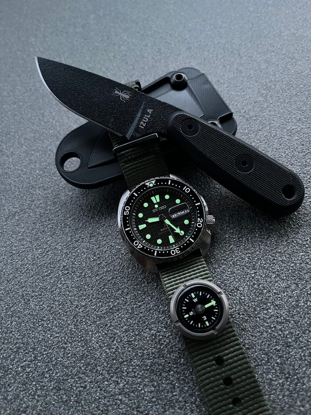 Customer photo review of W.O.E. Submersible Wrist Compass 2.0