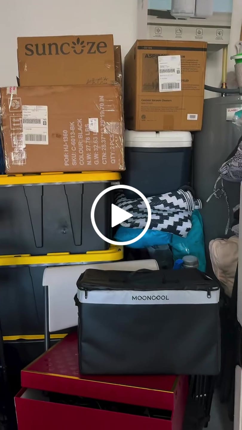 Customer video review of REIBII 60"W 11000LBS Heavy Duty Garage Shelving,Adjustable Metal Shelves for Warehouse, Commercial, Shop, Basement