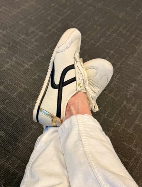 Customer photo review of Lucky Step Retro Thin-Sole Sneakers