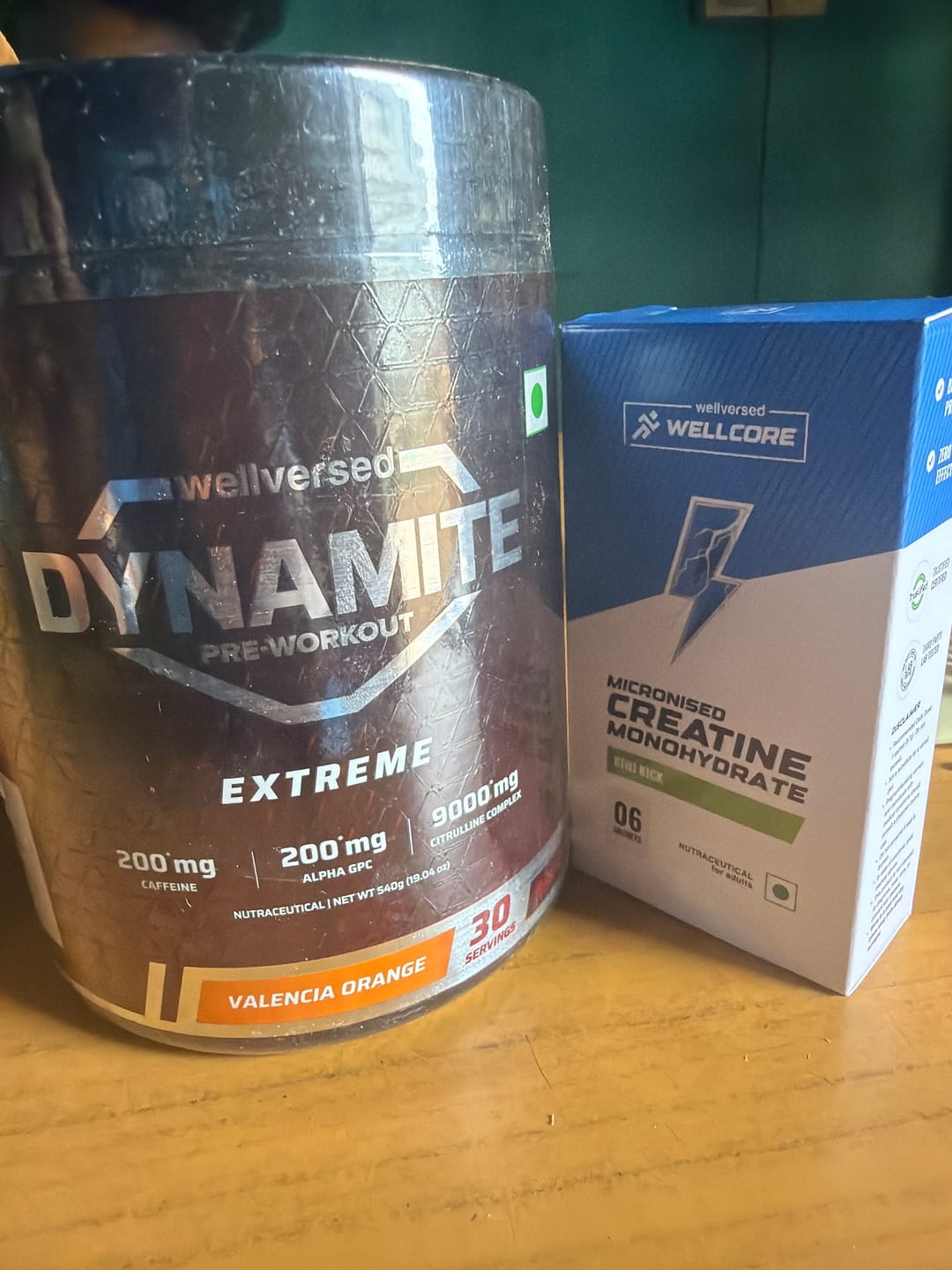Customer photo review of Dynamite Pre-Workout EXTREME (540g, 30 Servings) | Valencia Orange