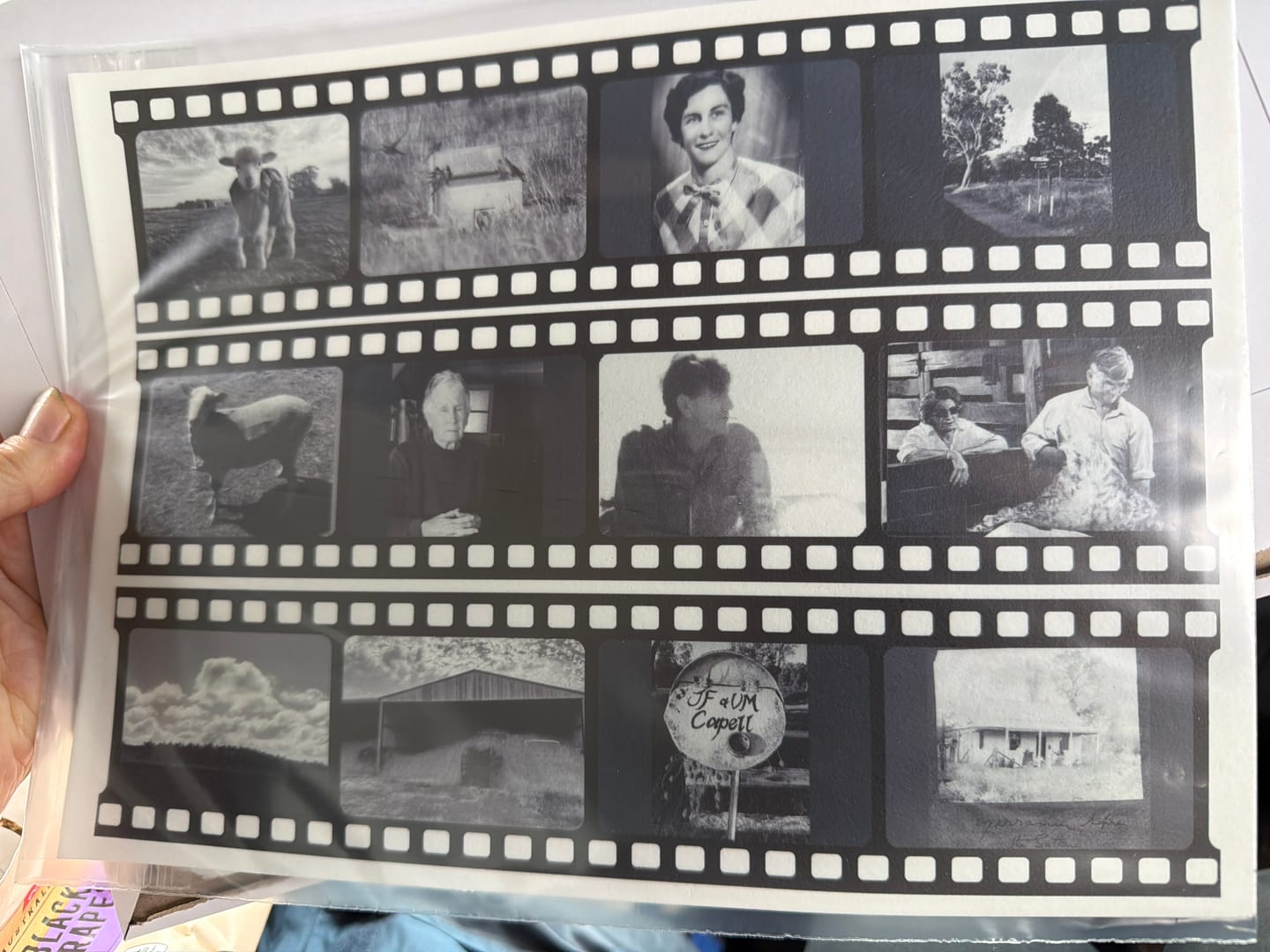 Customer photo review of Film Reel - Custom Edible Icing Image