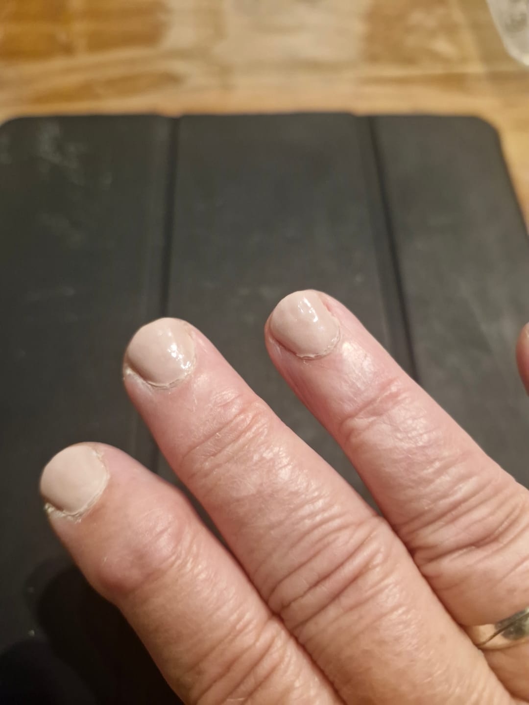 Customer photo review of Caramel Macchiato Dipping Powder