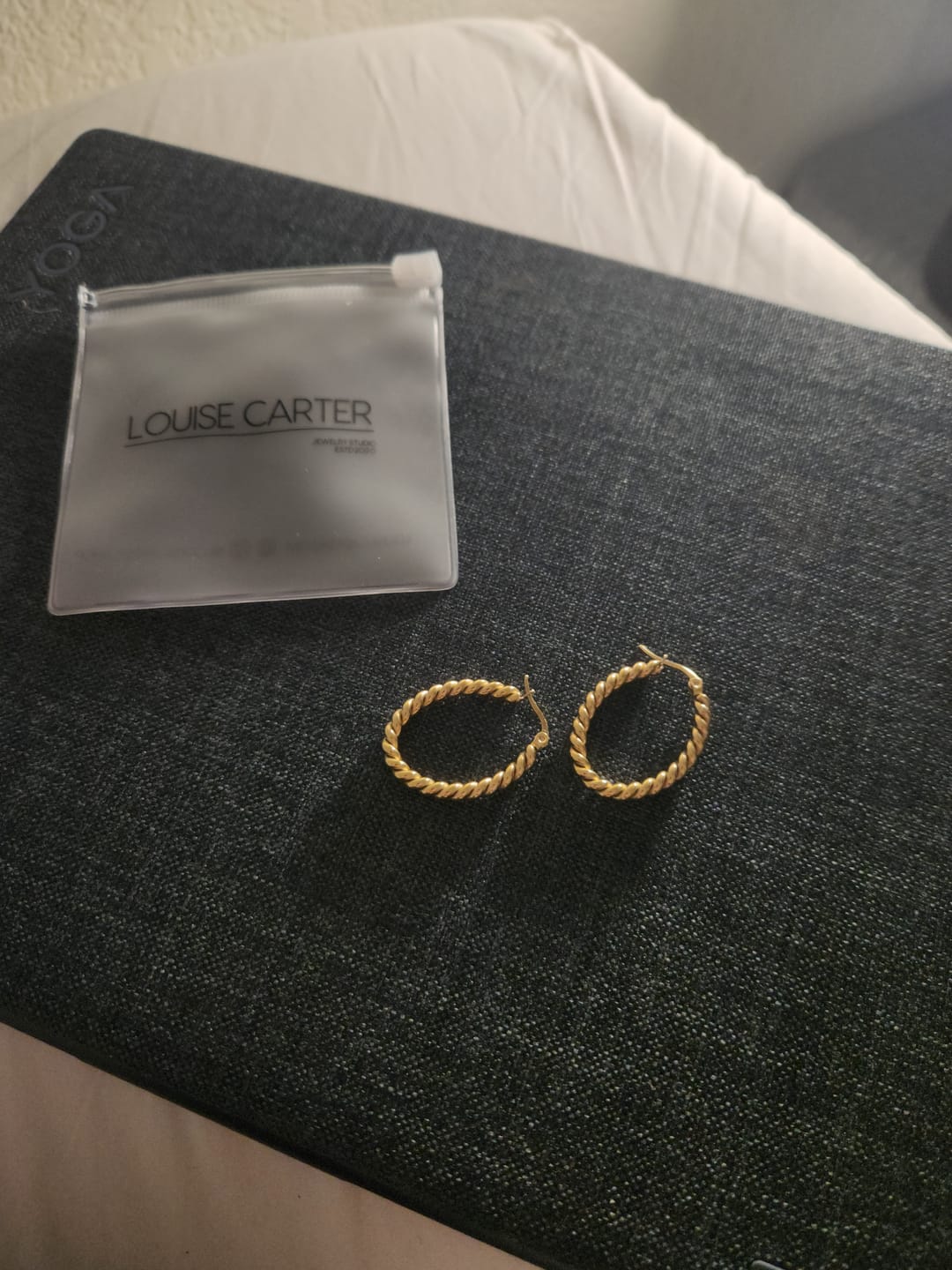 Customer photo review of Missoma Earrings