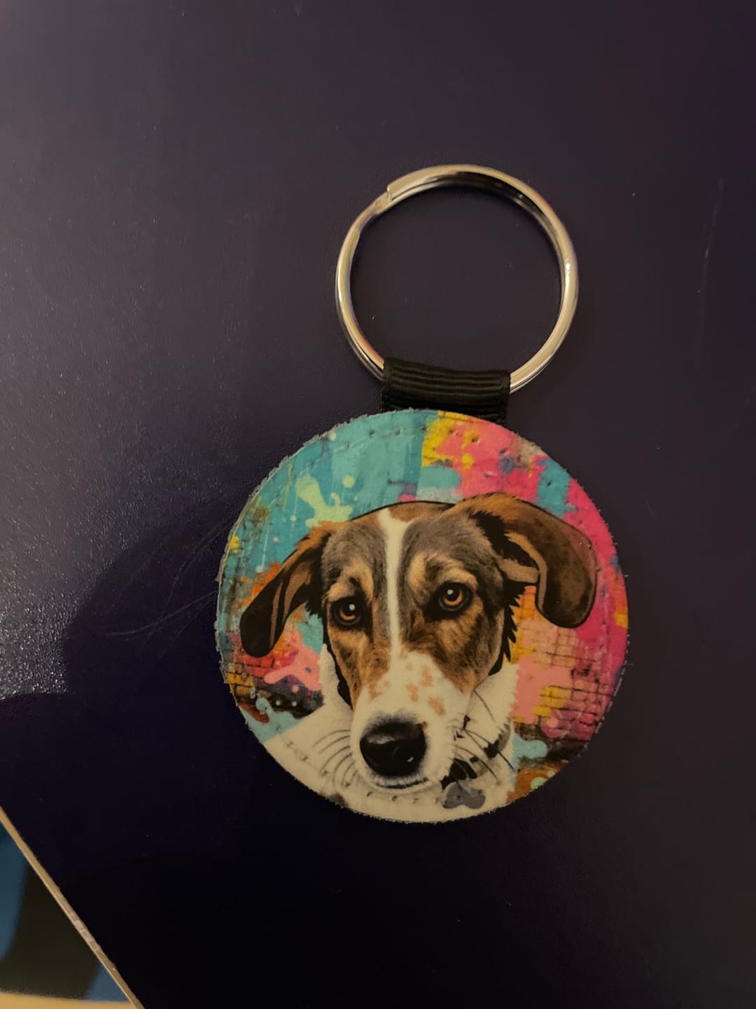 Customer photo review of Streetart - Personalised Keychain