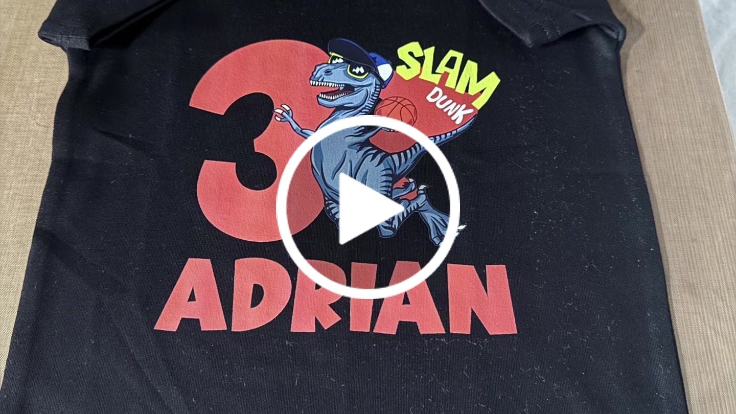 Customer video review of DTF Build a Gang Sheet