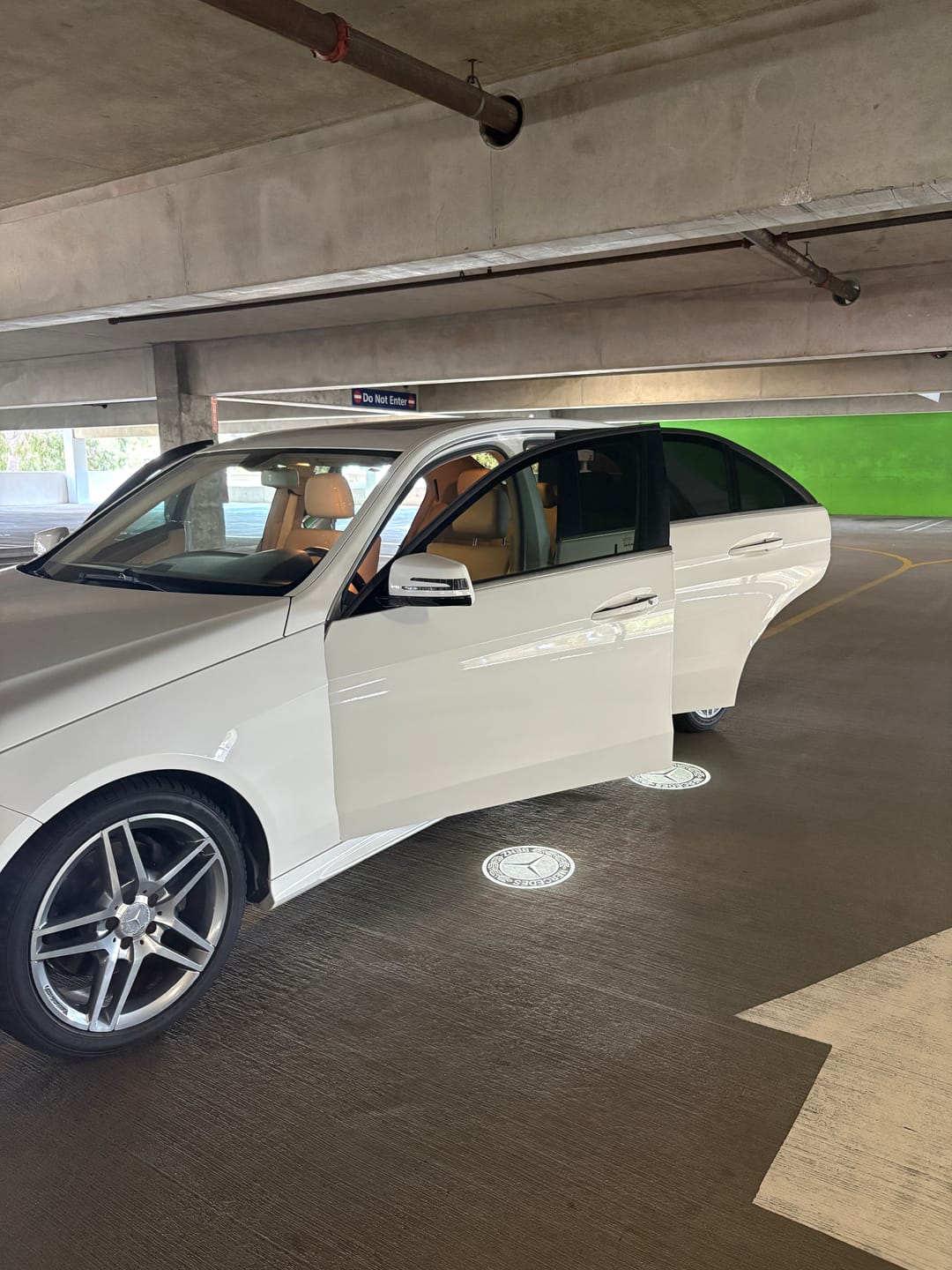 Customer photo review of MERCEDES DOOR LIGHTS