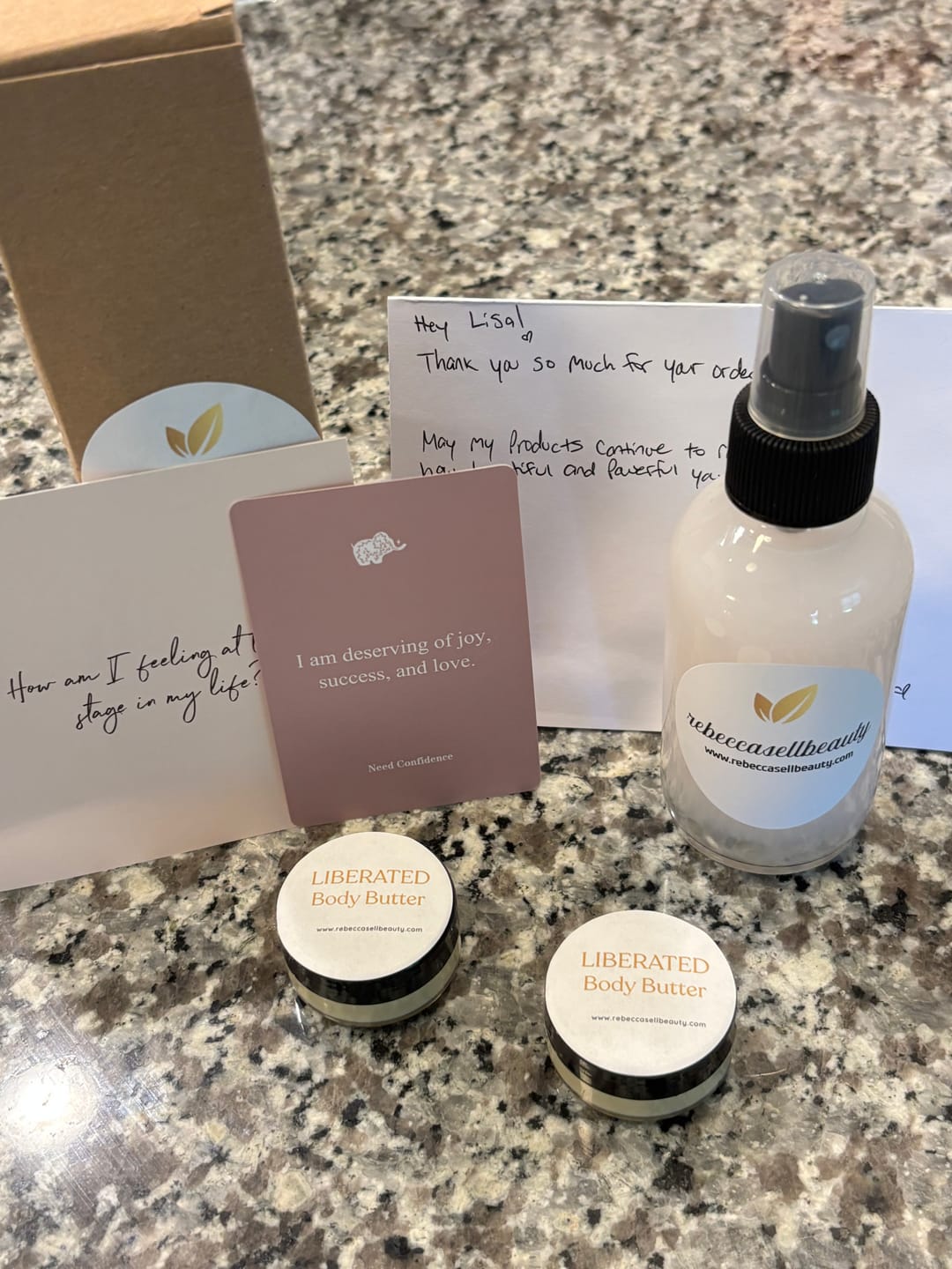 Customer photo review of Emerge Facial Toner Spray