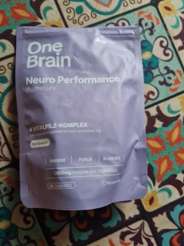 Customer photo review of OneBrain Vitalpilz Gummies