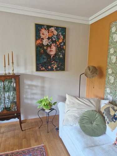 Customer photo review of Victorian Flowers Print