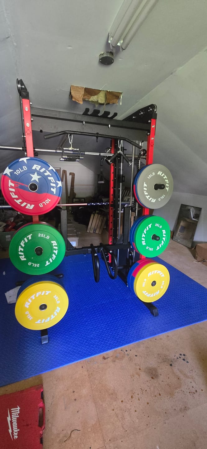 Customer photo review of RitFit M1 PRO Smith Machine Home Gym Package Comprehensive All-In-One Workout System