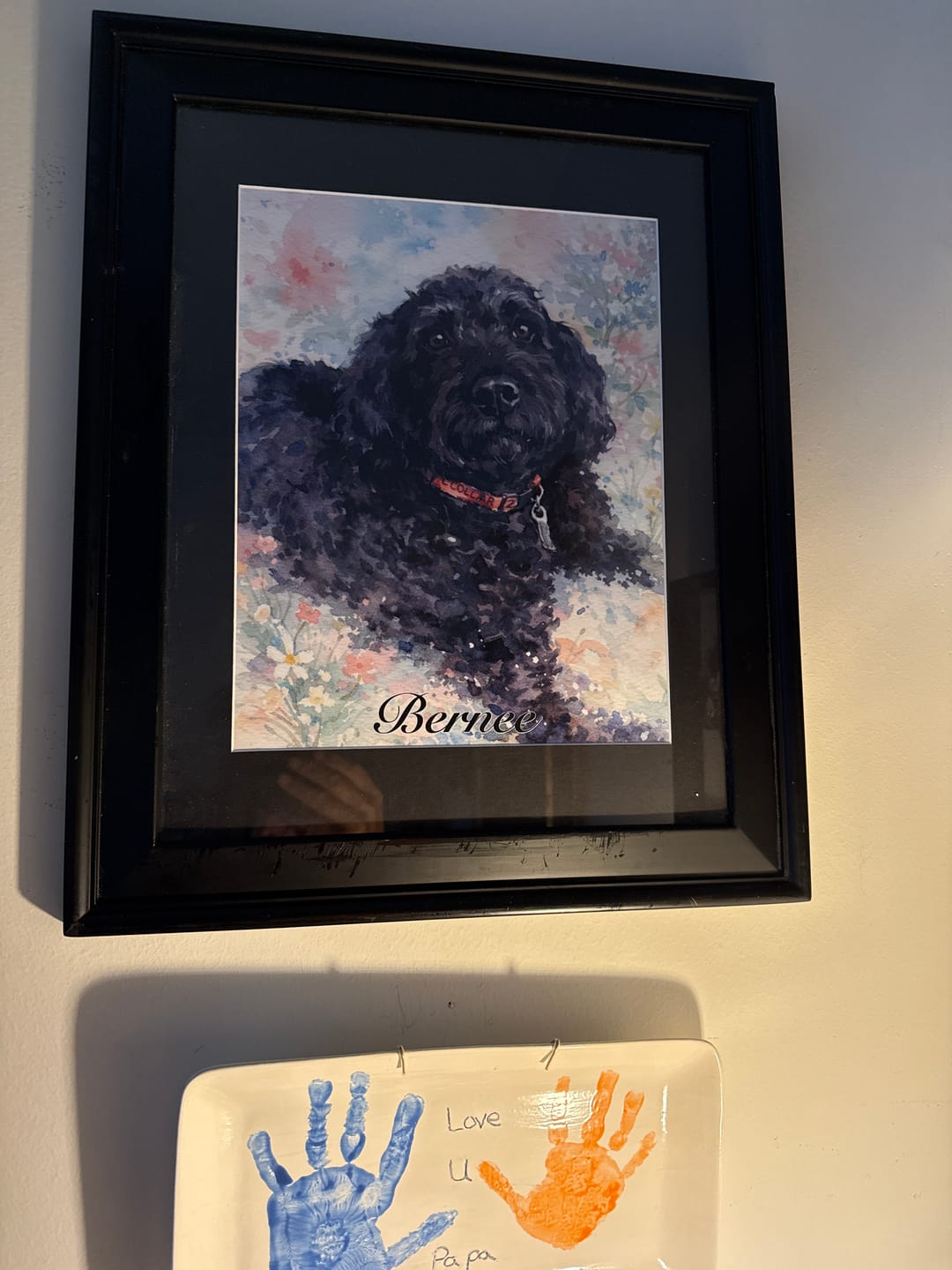 Customer photo review of Watercolor - Personalized Poster