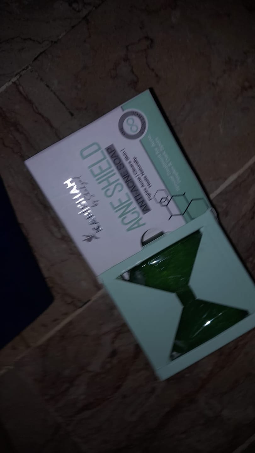 Customer photo review of Acne Shield Anti Acne Soap