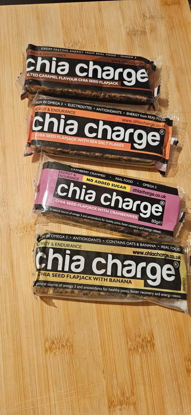 Customer photo review of Chia Energy Flapjacks 80g x 23