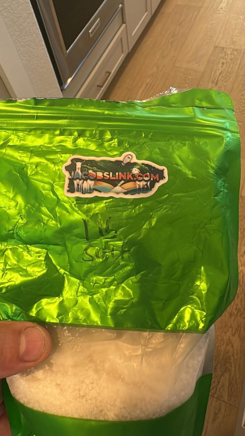 Customer photo review of Hand Harvested / Organic Qualified Salt