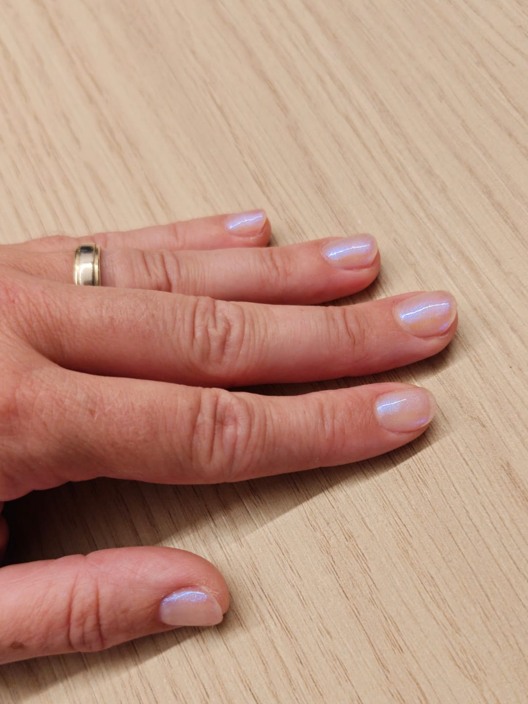 Customer photo review of Sapphire Shift Chrome Powder
