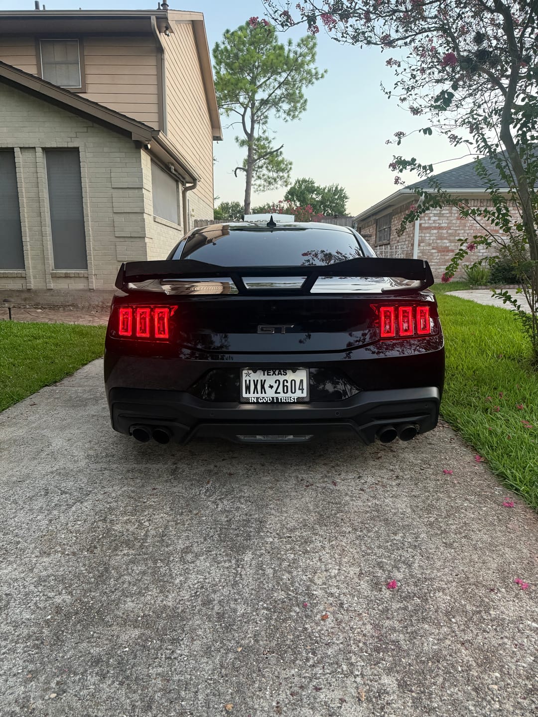 Customer photo review of 2024-2026 Mustang S650 Heritage-X™ Taillights Amber Turn Signal Sequential w/ Animation