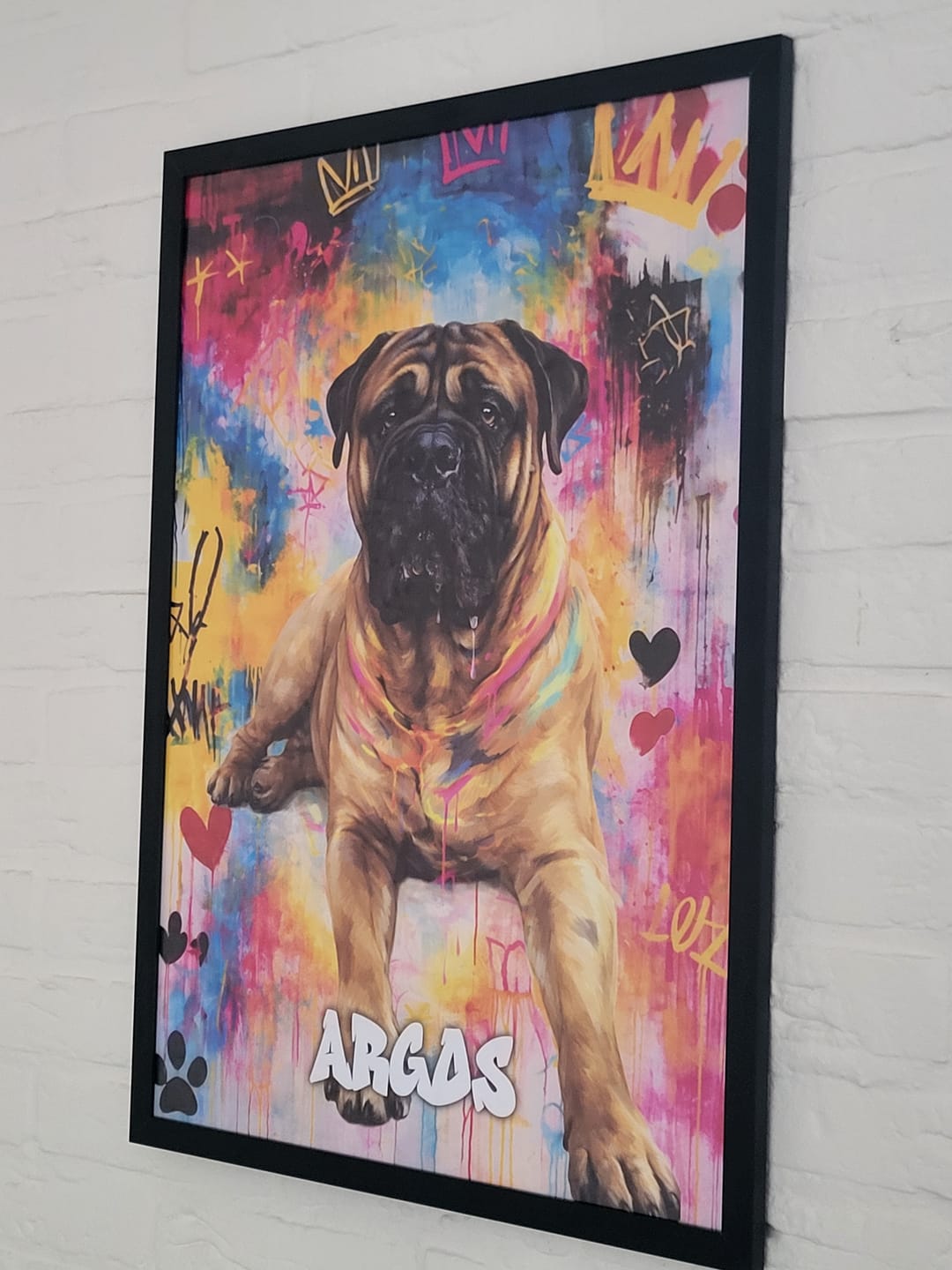 Customer photo review of Graffiti - Gepersonaliseerde Poster
